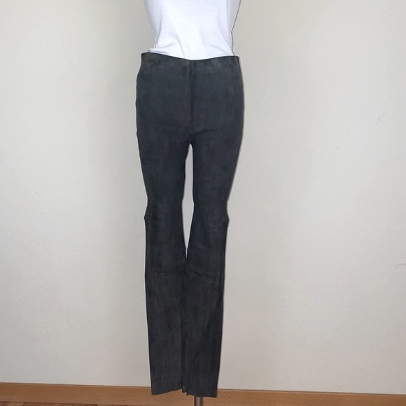 NWT! ($1,298) Polo Ralph Lauren Suede Skinny Stretch Pants - Picture 11 of 16